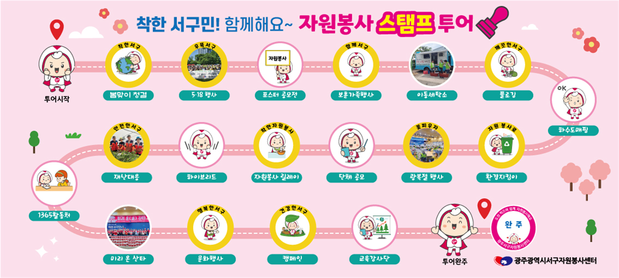 2025 자원봉사 스탬프 투어